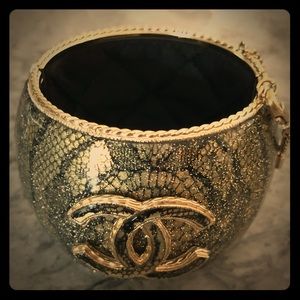 Gold Chanel cuff